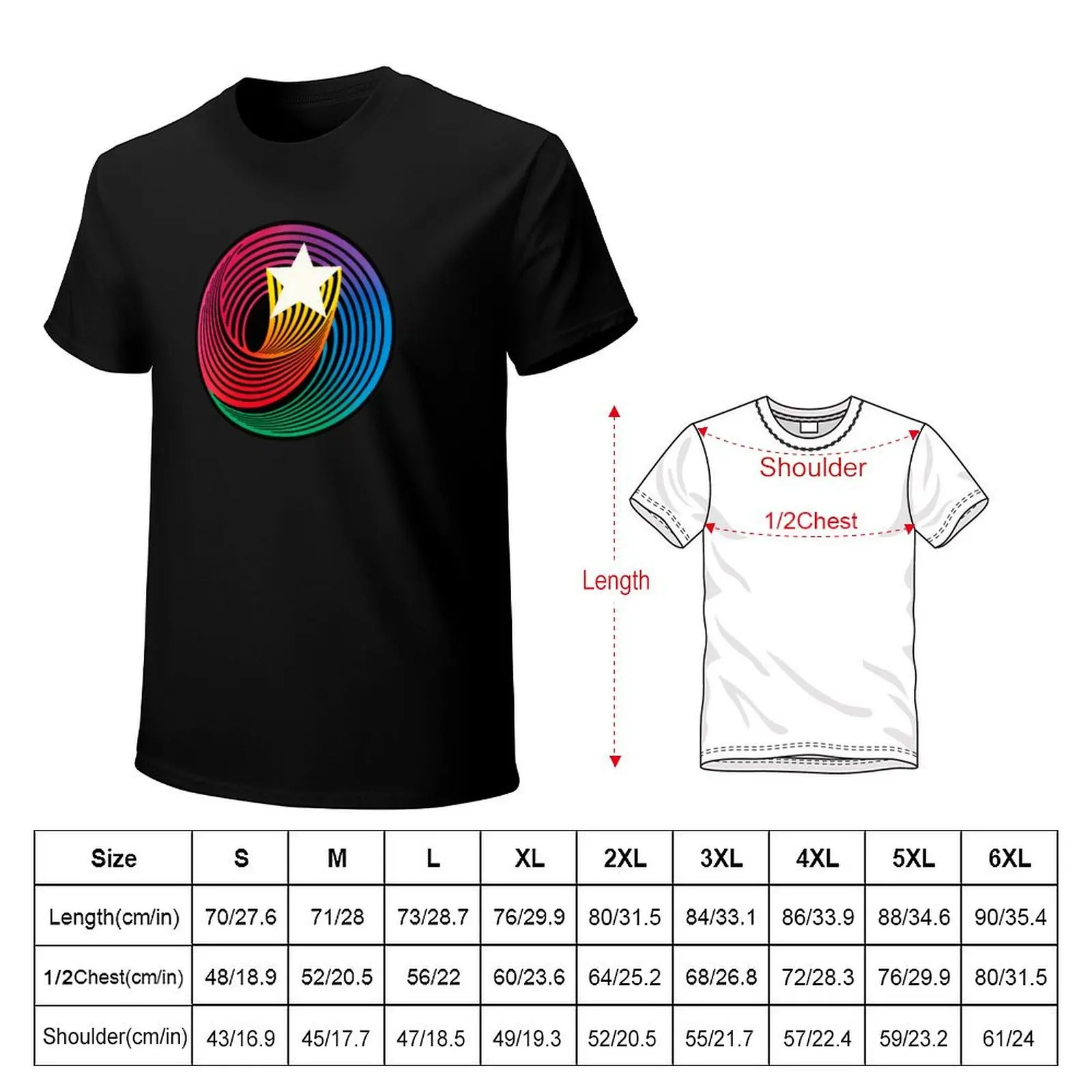 Hanna-Barbera 70s Swirl T-Shirt Lightweight Gym Training T-Shirt