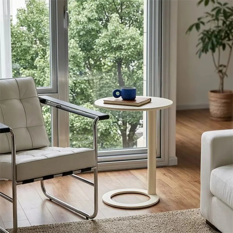 Simple Multi-purpose Coffee Table, Compact Side End Table for Living Room Balcony Bedside Home Decor
