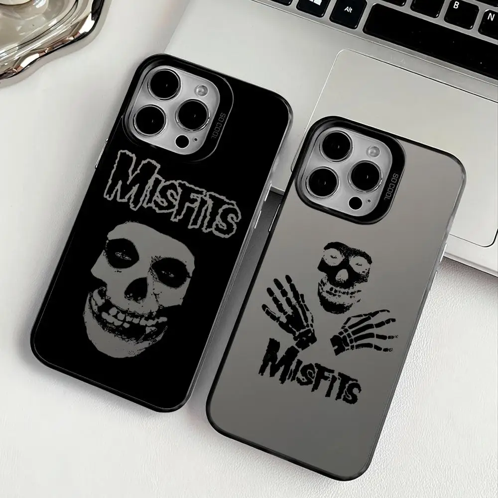 Misfits Phone Case For IPhone 17 16 15 14 13 12 11 Pro Max Air Multicolor Matte Laser Metallic Aurora Funda