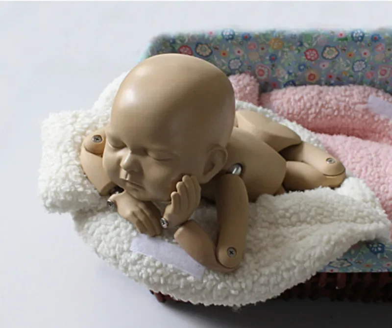 Accesorios de fotografía para bebé recién nacido, almohada para posar, relleno de cesta, cojín de utilería para fotografía, manta, fondos, cubo,