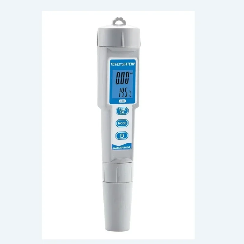 

PH-3508 Waterproof pH/EC/TDS Temperature Meters Digital Water Quality Monitor for Swimming Pools Drinking Water Aquariums 4in1