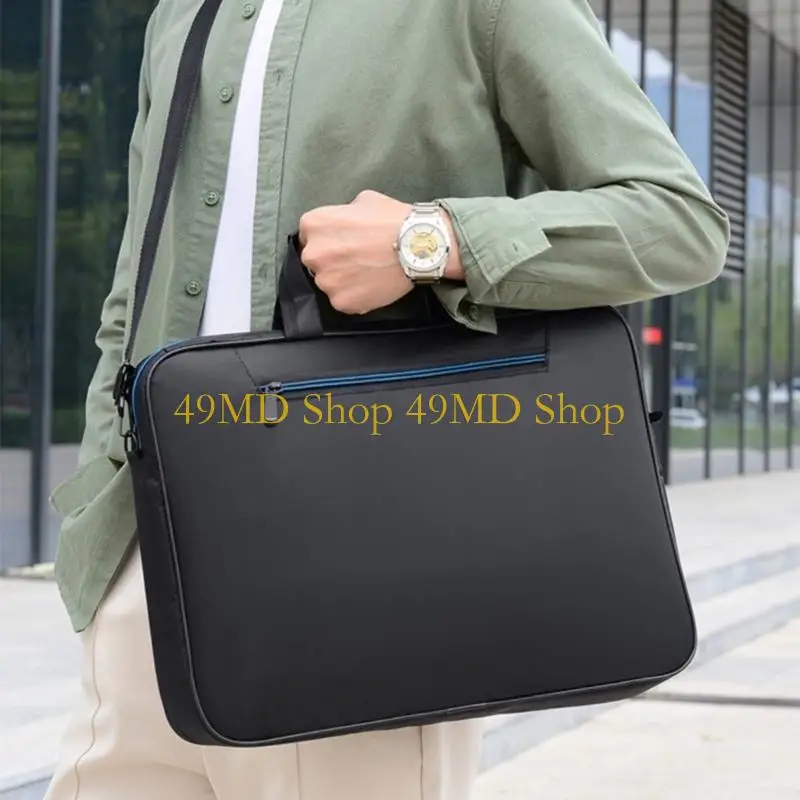 Bolsa para notebook 49MD para laptop 15,6 polegadas, computador capacidade Bolsa Bolsa