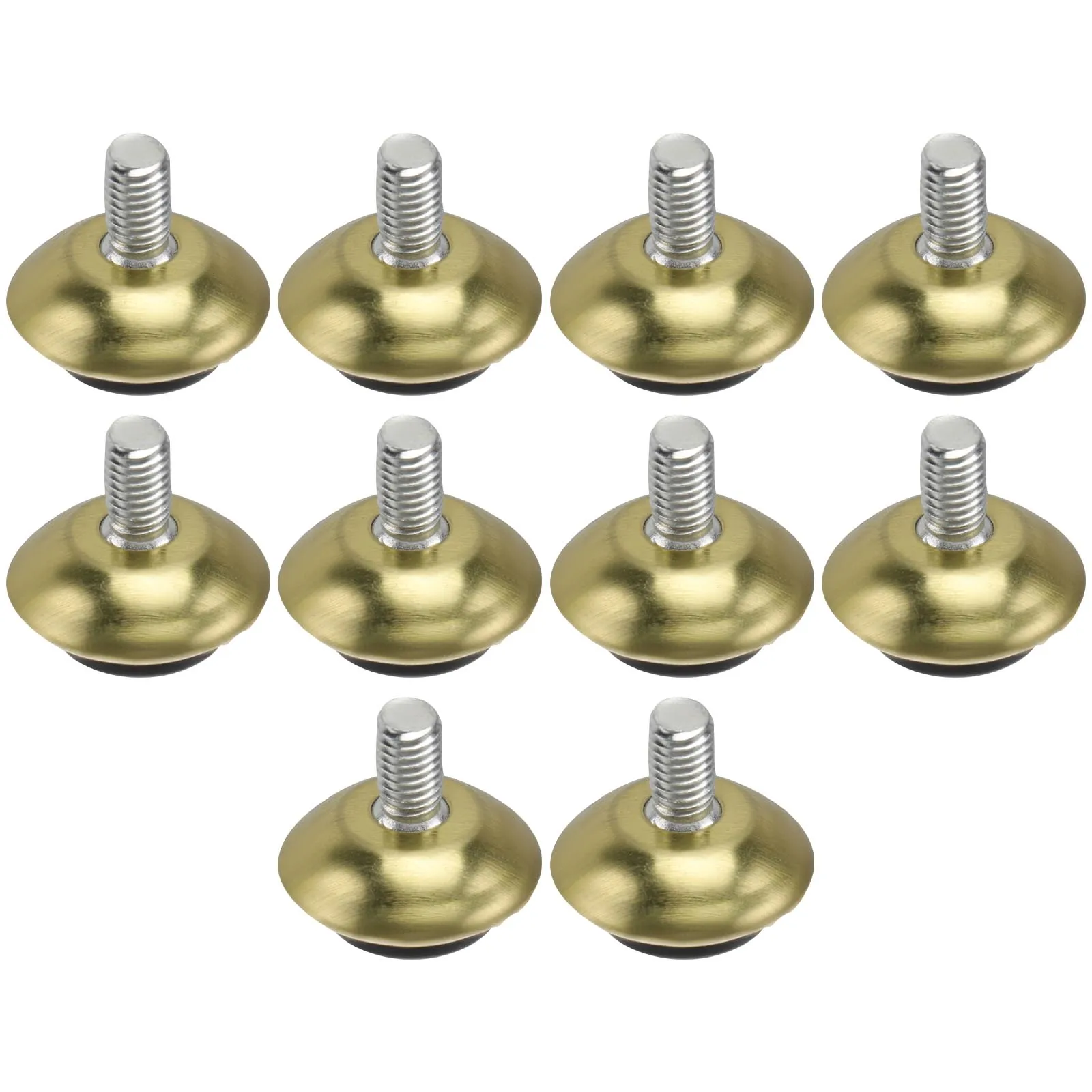 

10pcs Adjustable Furniture Feet Pads Levelers for Desk Chair Table Rubber Mat Durable Screw Hardware Components