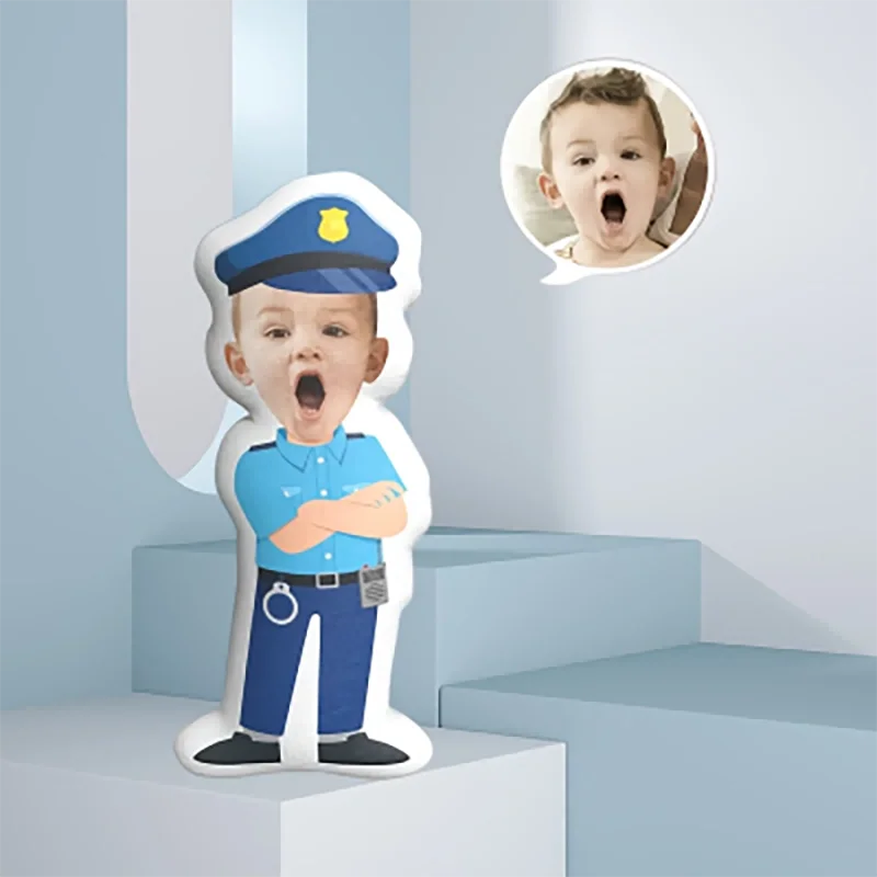 

The new pillow design is your own personalized character pillow with a replaceable face, perfect for souvenirs or fun personaliz