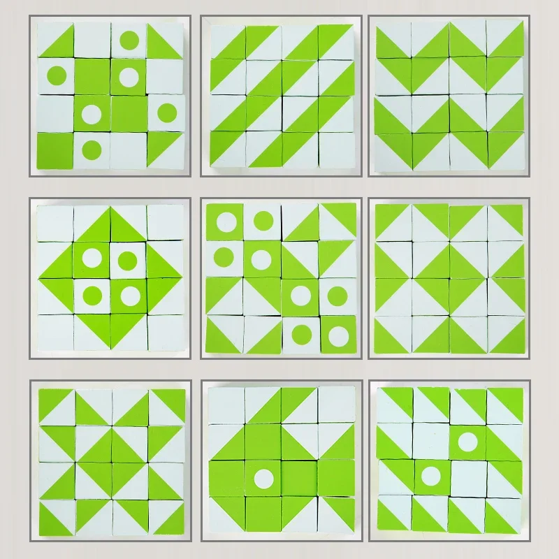 Wooden 3D Game Geometric Shape Logic Thinking Educational Toys for Kids Early Learning Intellectual Children's Gifts