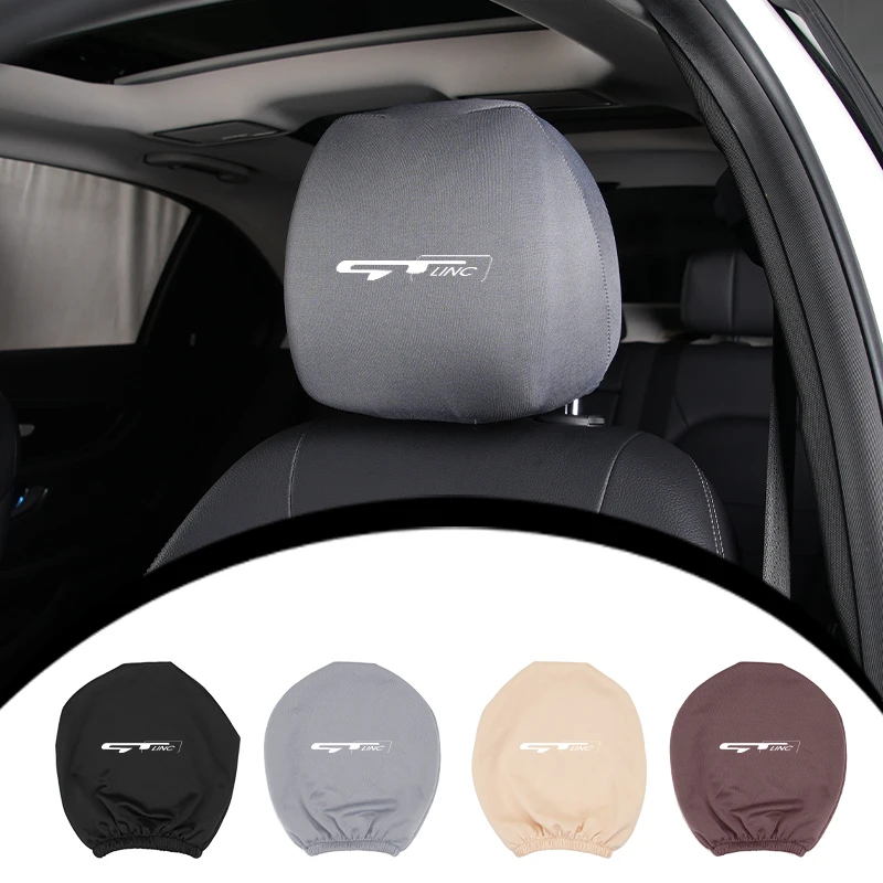 Car Seat Headrest Cover Universal Dustproof Protector Pads Accessories For KIA GTLinc Sportage Rio Ceed Niro Soul Stonic Proceed