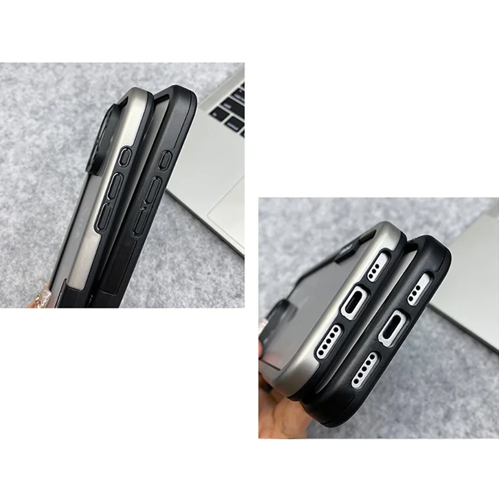 Einfarbige Silikon-Schutzhülle mit Kantenschutz für iPhone 18 17 Pro Max Air 16 15 14 Plus 13, Kameralinsenschutz, stoßfeste Abdeckung – Detail 9