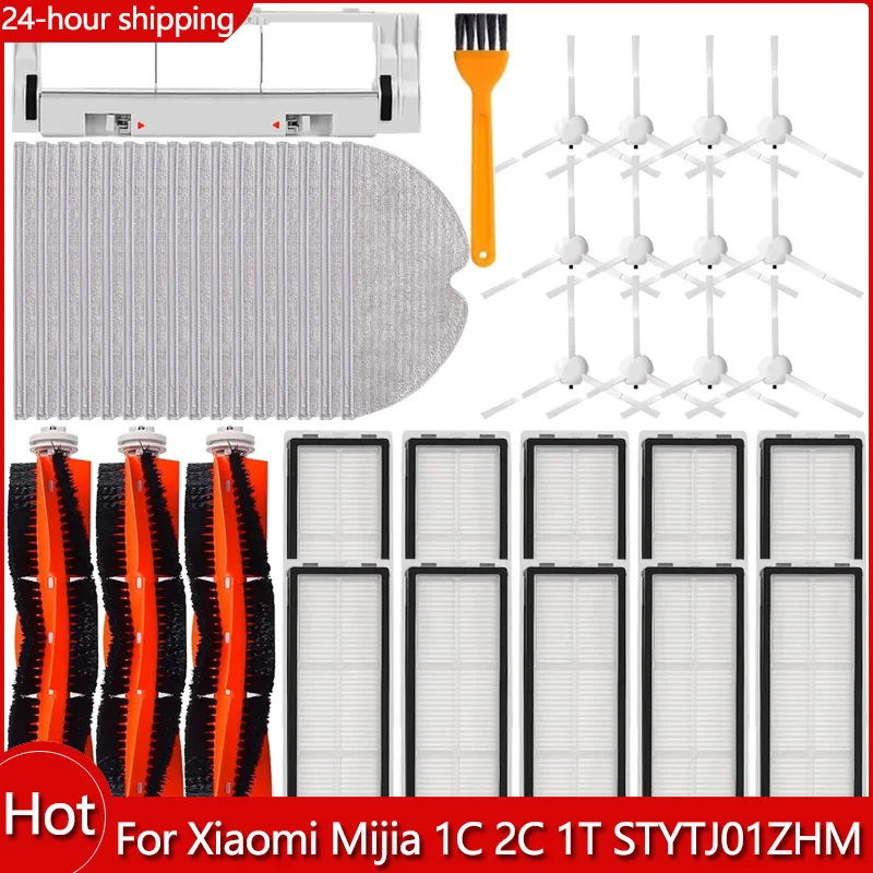 For Xiaomi Mijia 1C 2C 1T STYTJ01ZHM Mop Cloth Filters For Dreame F9 Main Brush Robot Vacuum Parts Spare Accessory Kit