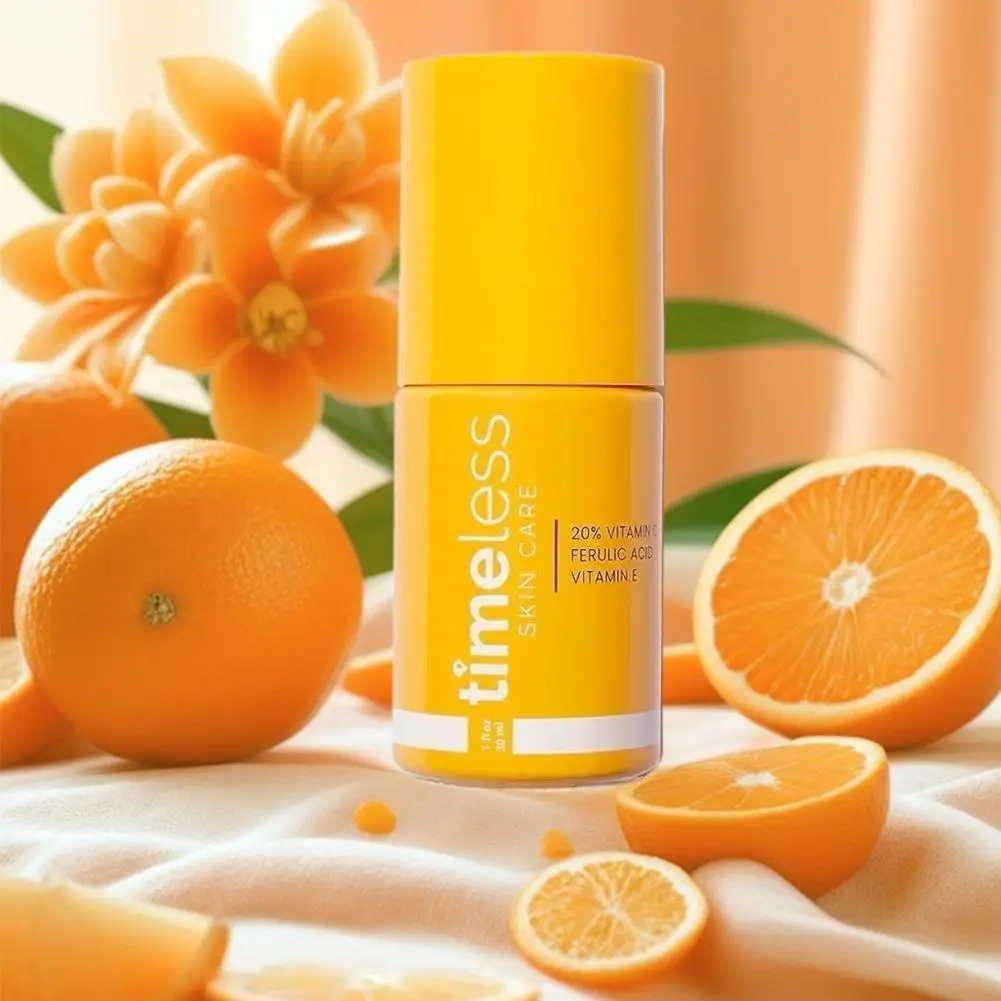 Daily Face Serum with Vitamin C, Vitamin E and Ferulic Acid, 30ml Moisturizing Facial Care for a Radiant and Firm Looking Finish
