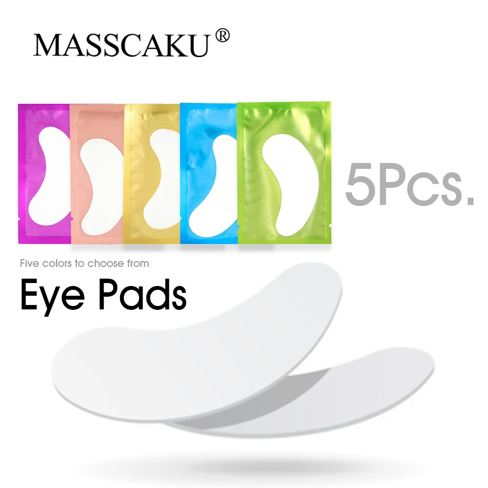 MASSCAKU Eye Pad Connect Eyes Mask Beauty Makeup Tools Accessories Puff Paper maquillaje Lint-free Napkins Glo Cotton Pads