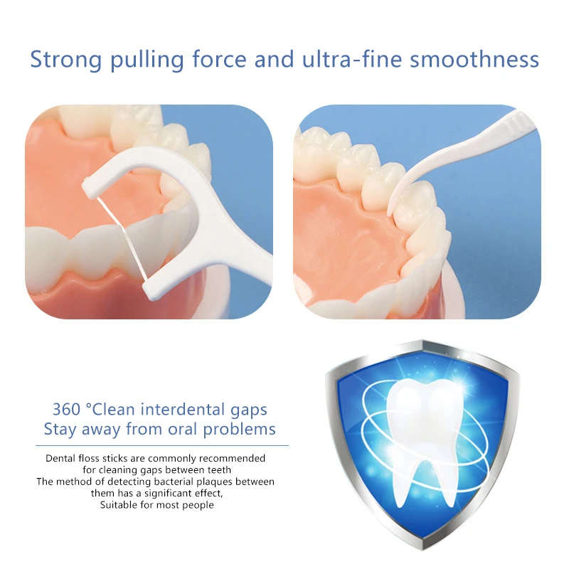 성인용 치실 스틱, 초미세 치실 홈 세트, 휴대용 이쑤시개, 스레드 치실, 150 개, 300 개, 600 개