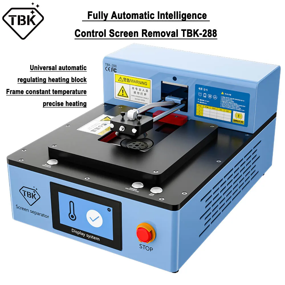 TBK-288 Fully Automatic Intelligent Control Screen Removal Separating Machine Dedicated For iPhone LCD Front Glass Repair Tools