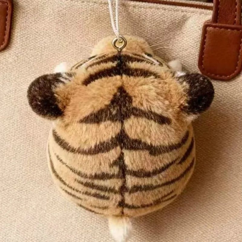 Cute Hamster Plush Keychain & Tiger Plush Pendant - Soft Stuffed Animal Accessories, Adorable Bag Charms, Perfect for Kids Gifts