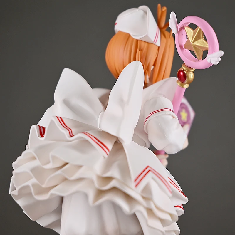 22cm cardcaptor sakura anime figura-kinomoto sakura modelo de ação estátua para decoração de mesa crianças presente de aniversário brinquedo colecionável