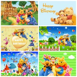 Disney Winnie the Pooh Party Kulissen Hochzeits dekoration Kinder geburtstag Photo zon benutzer definierte Hintergrund dekorationen Wand