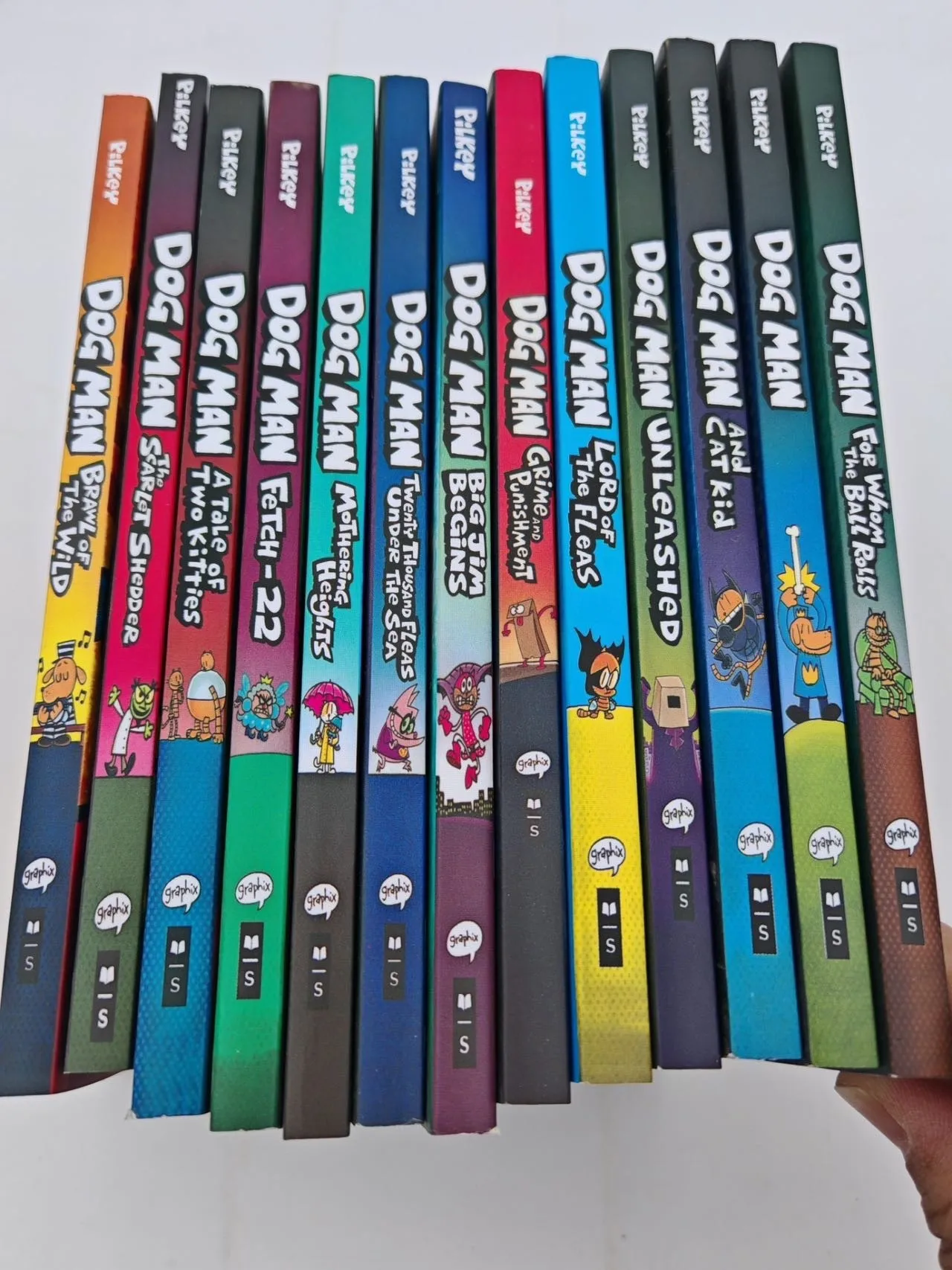 Random 4 Book Dog Man Detective Dog's Adventures paperback Picture