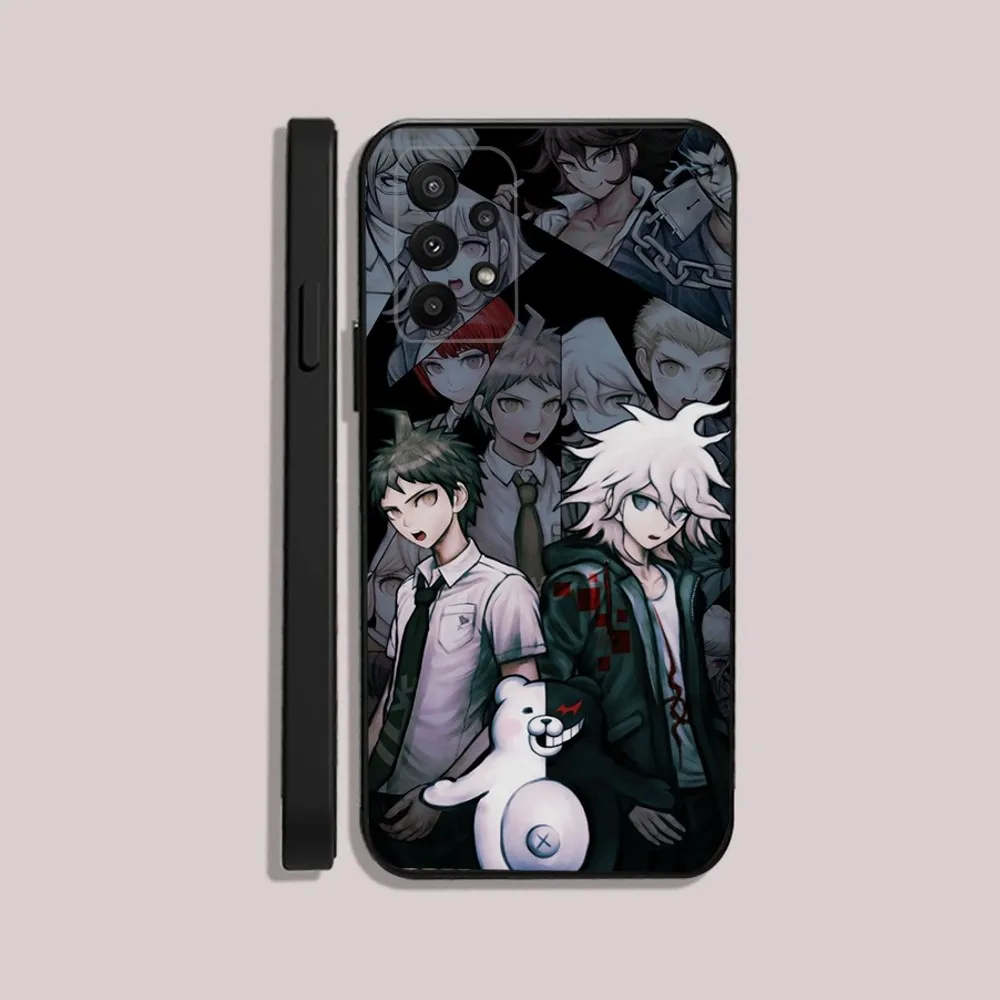 Anime D-Danganronpa  Phone Case For Samsung S24,23,22,30,21,10,9,Ultra,Plus,Lite,FE,5G Black Soft Case