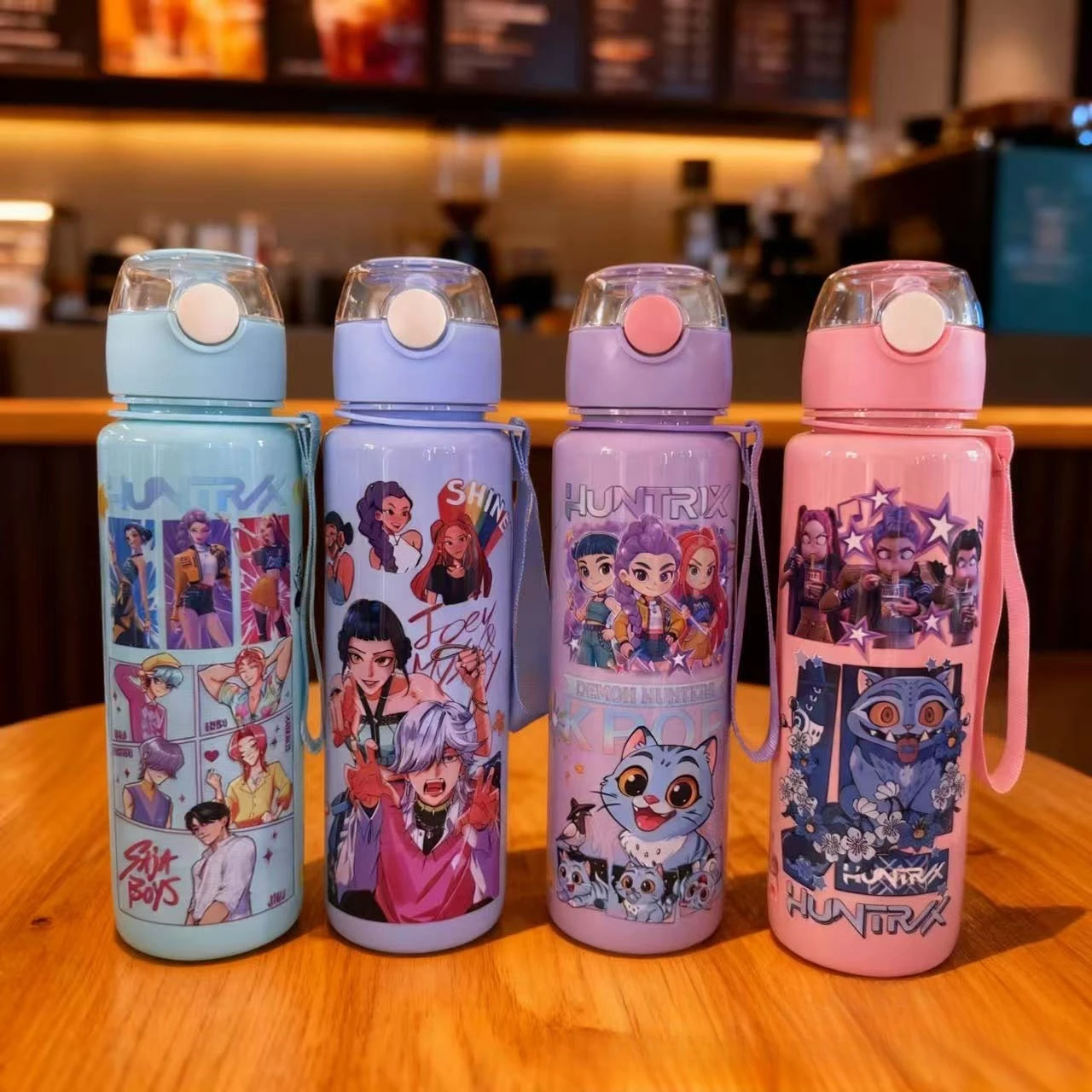 700 مللي K-pop Demon Hunters HUNTR X Rumi Mira Zoey Jinu Celine Kpop Warriors كوب ماء K Pop شرب زجاجة مدرسة Huntrix Gourde #1