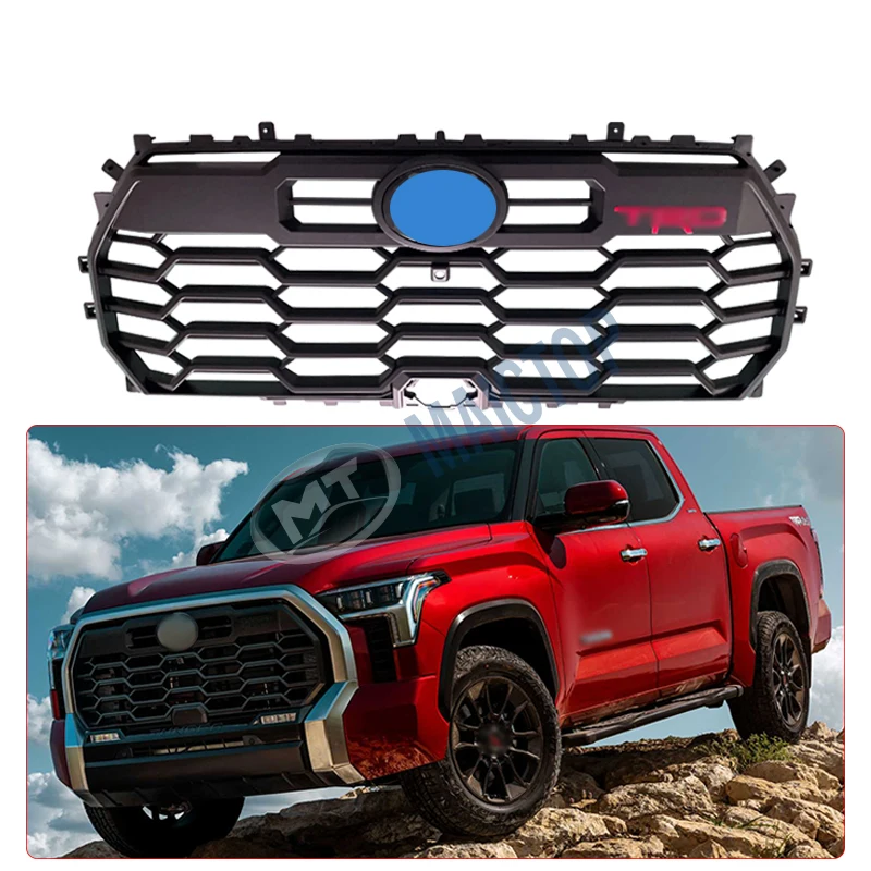 

Modification Maictop Car Accessories Abs Plastic Front Bumper Radiator Mesh Grille Grill for tundra trd Pro Pickup 2022 2023