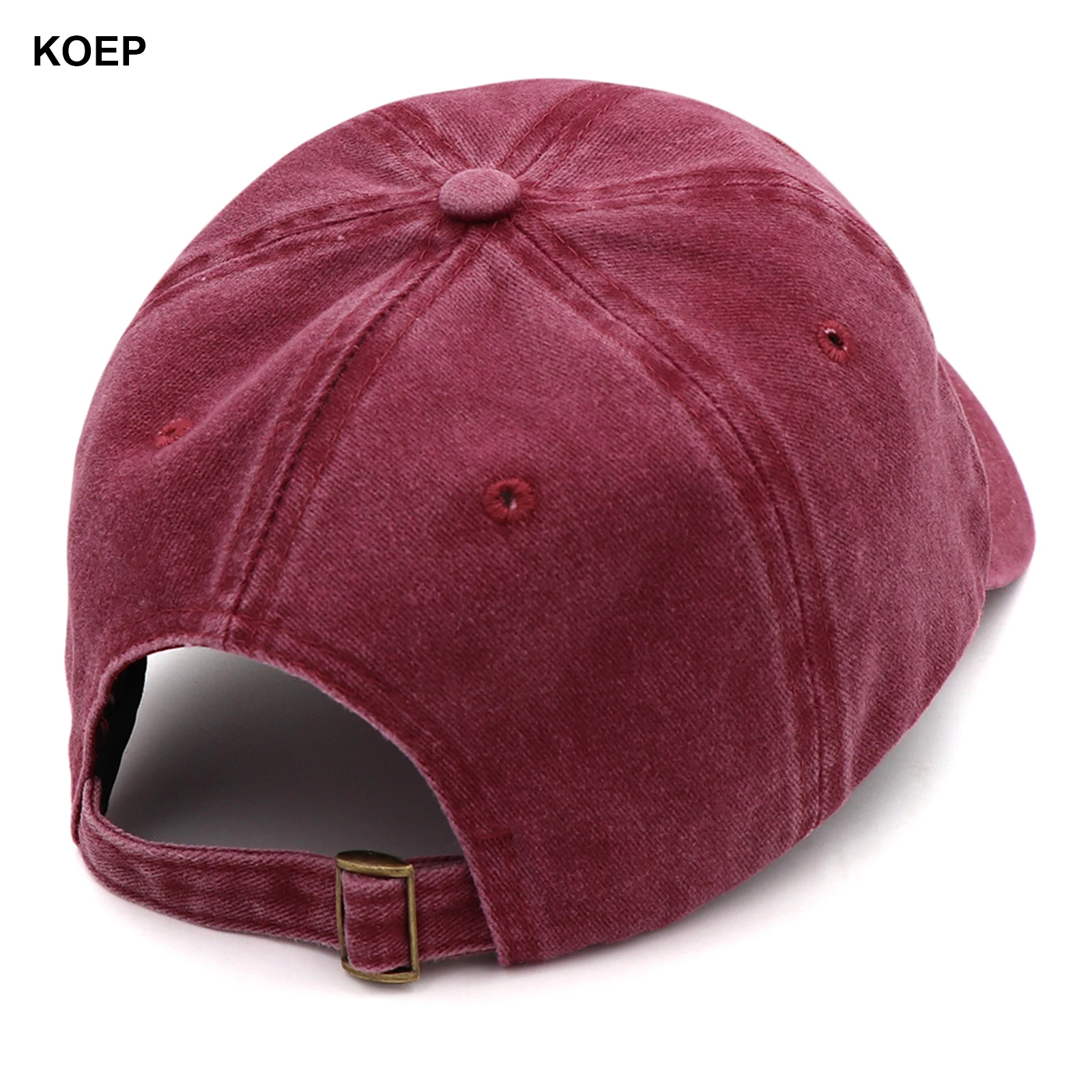 KOEP-Gorra de béisbol para hombre y mujer, gorro de pesca lavado y desgastado, bordado 3D, anuncio de embarazo