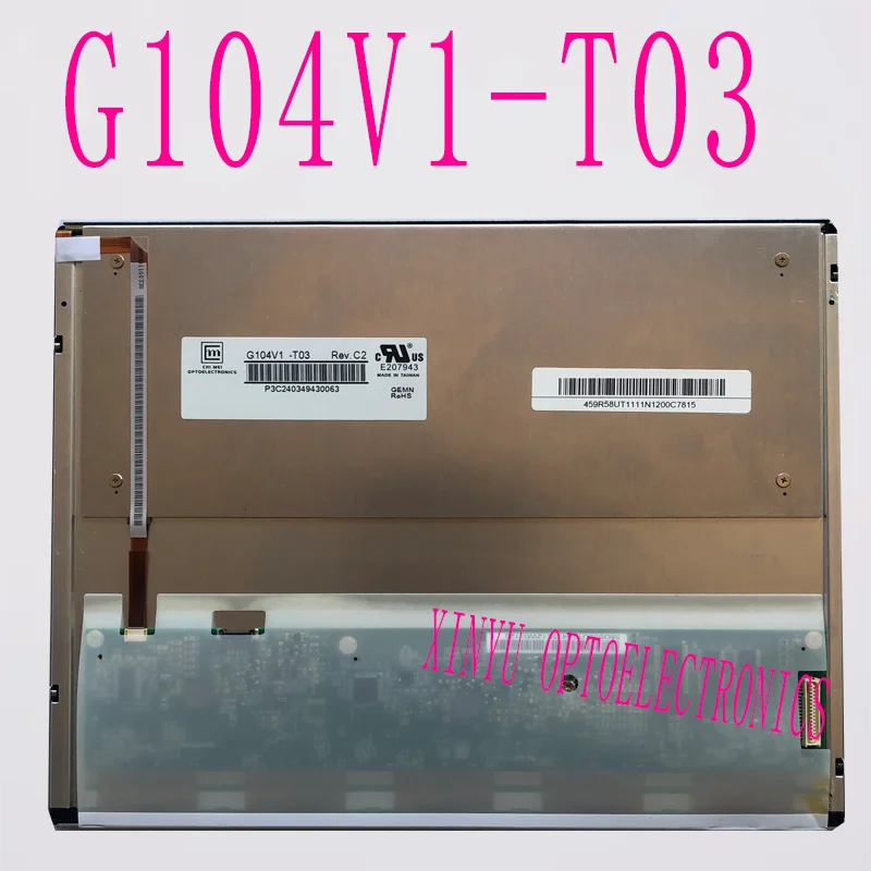 For Innolux Original 10.4 Inch  G104V1-T03  Industrial A Grade LCD Panel Screen Display