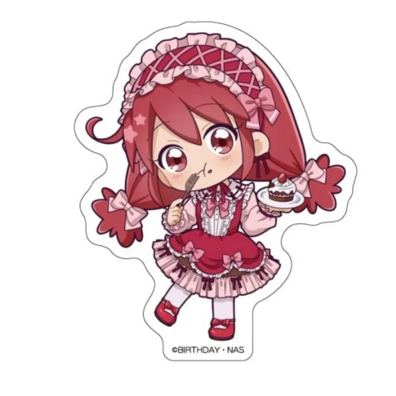 Twin Princesses of the Wonder Planet Fine And Rein Q-style Acrylic Stand Model Plate Keychains Desk Decorations Holiday Gifts