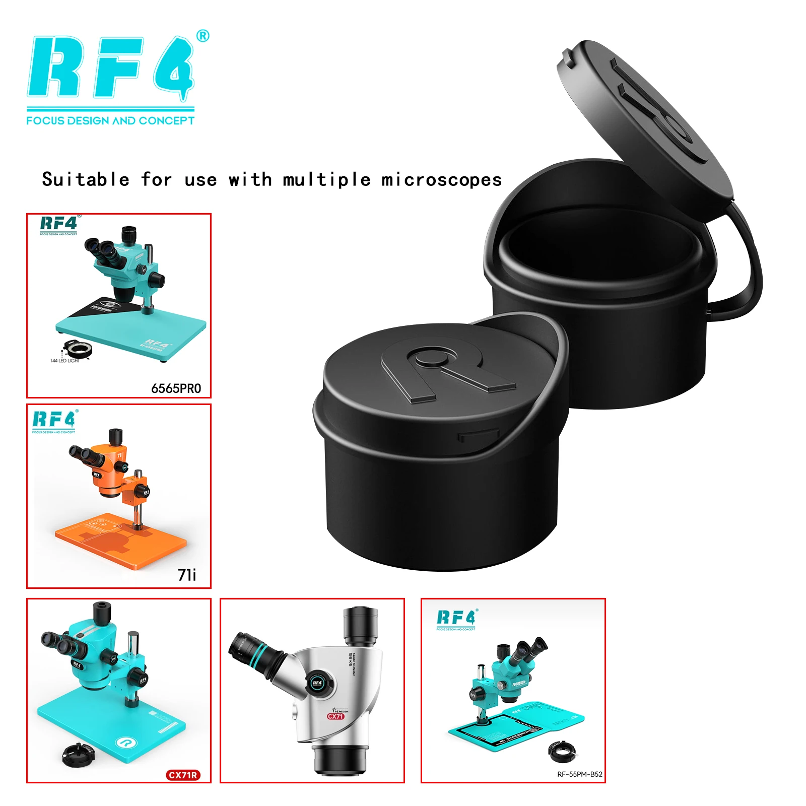 RF-EM6 Binocular Trinocular Stereo Microscope Lens Eye Mask Protective Eyepiece Eye Mask The Eyes Can See More Comfortably