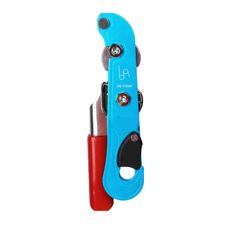 

25kN CE certified stop descender for rappelling belaying ppe equipment emergency descent