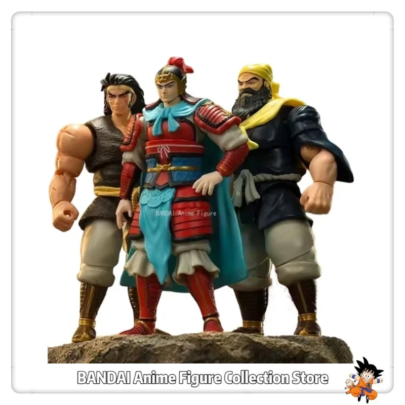 En Stock Original genuino 52 juguetes Tenchi Wo Kurau Zhang Fei Liu Bei Guan Yu figuras de acción juguetes colección regalos modelos estatuas