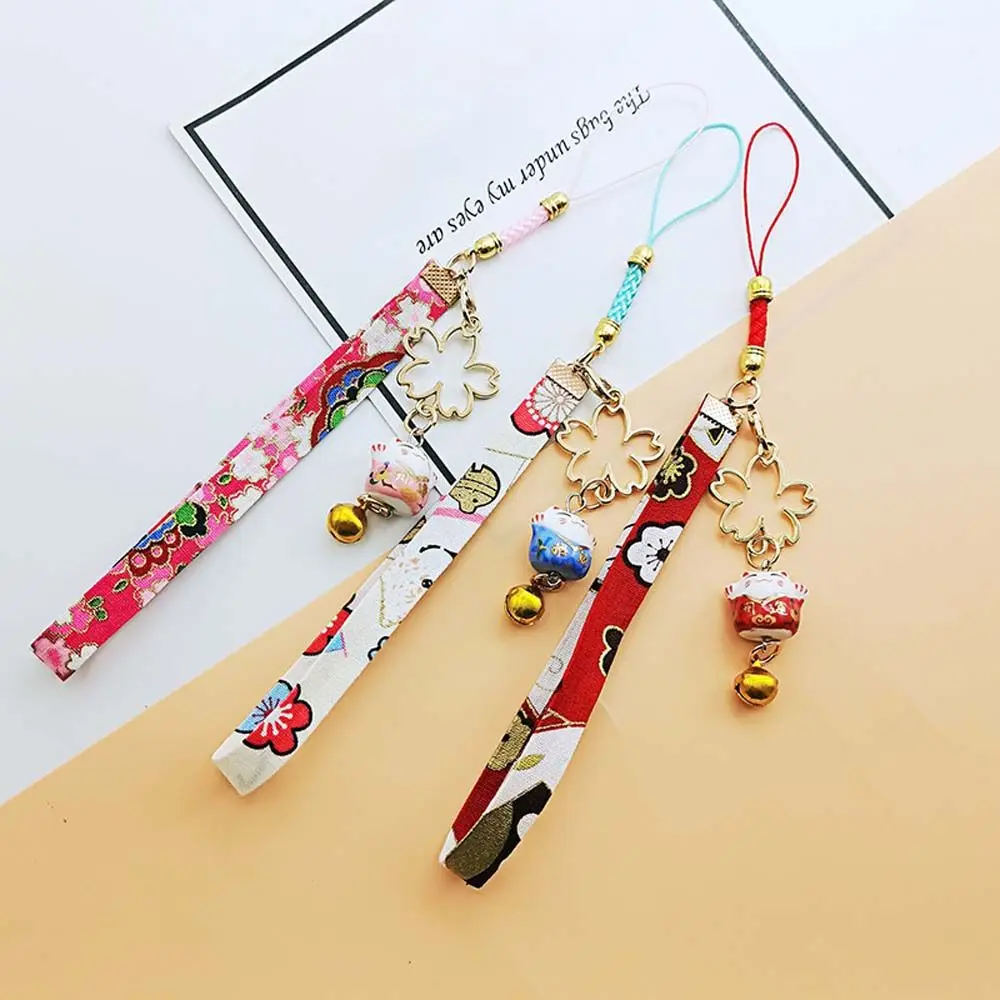 Cartoon Cat Hanging Cord Hang Rope Flower Mobile Phone Lanyard Cell Phone Lanyard Mobile Phone Strap Mobile Phone Accessories