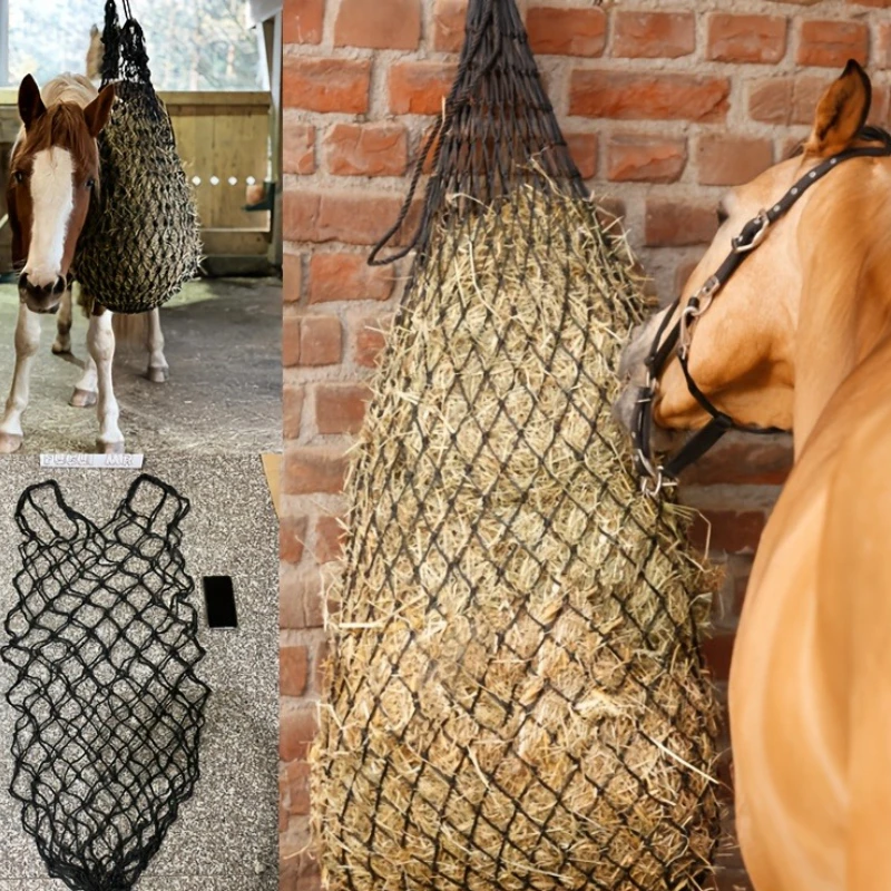 

Сетка для кормления лошадей, очень большая, 1 шт. | Длинная сетчатая сумка для сена, для лошадей, ослов, крупного рогатого скота, овец, для ферм, ранчо, конюшен