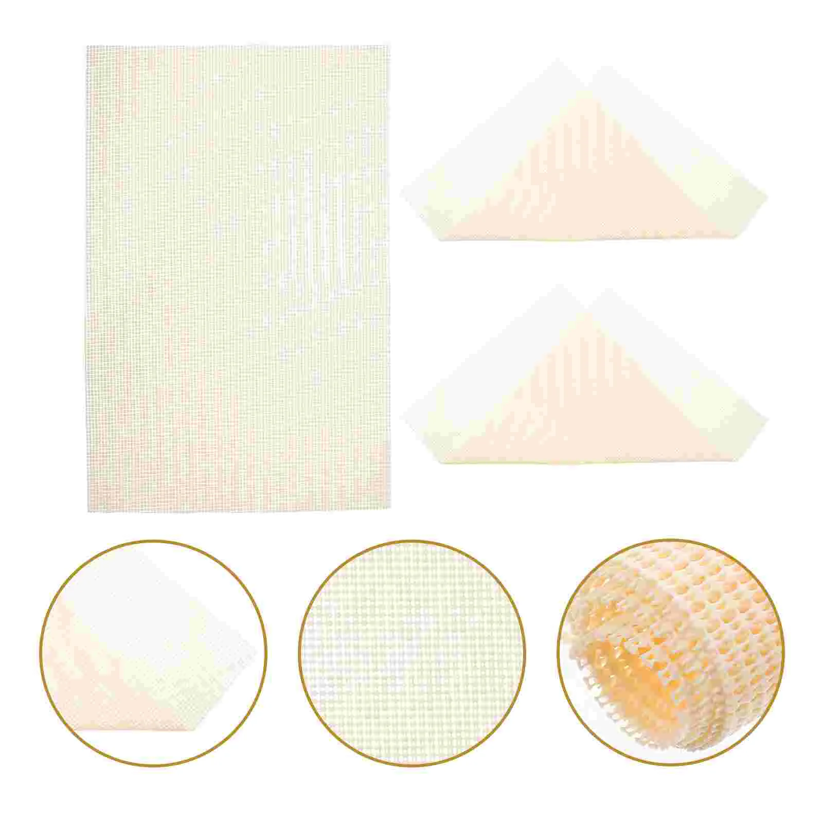 3 Pcs Floor Mat Non-skid Pad Sofa Anti Slip Cushion Mattress Spacer Multipurpose