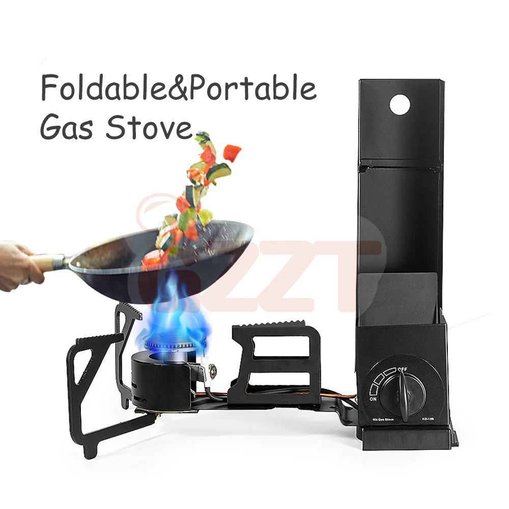 Outdoor Portable Barbecue Stove Domestic Butane Gas Magnetic Stove  Camping Gas Stove with Wind Proof