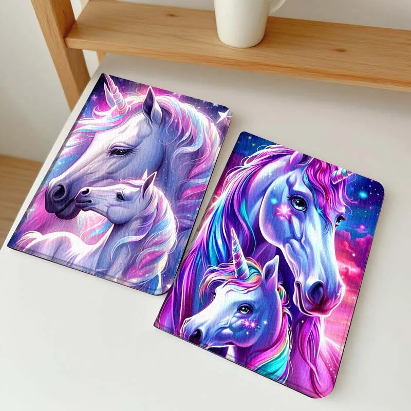 

Cute Sparkling Horse Family For Samsung Galaxy Tab A7 A A8 A9 A11 S6 S11 10.1 10.4 10.5 Inch Lite PLus Soft Tablet Case Gift