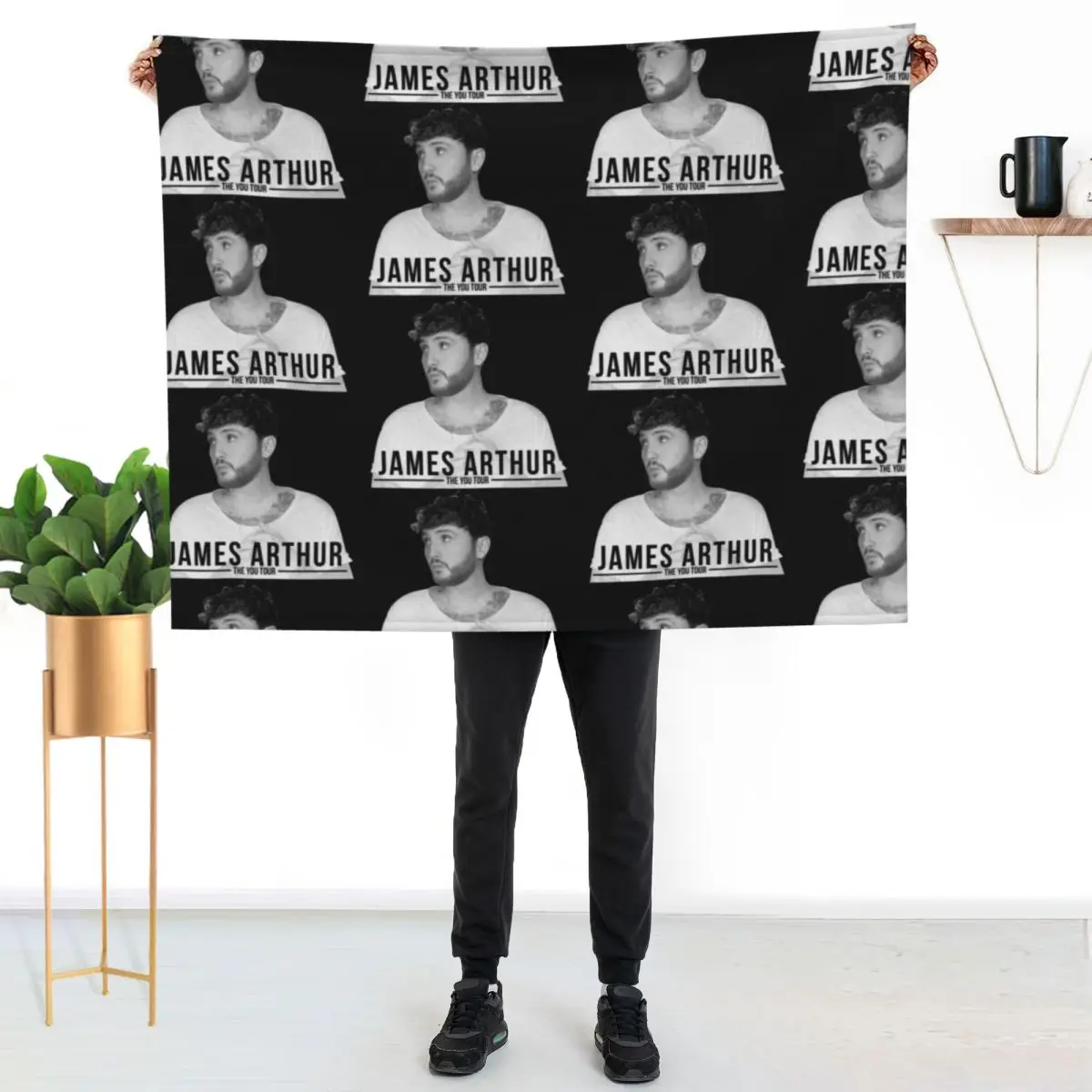 

JAMES ARTHUR - THE YOU TOUR Throw Blanket Durable Warm Blanket for Daily Home Use