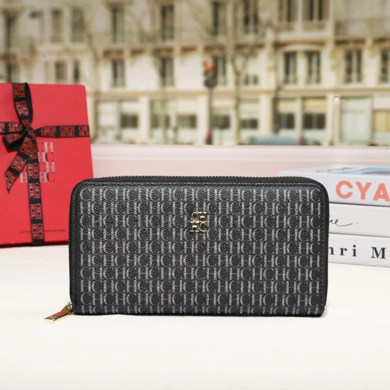 CH Women's Handbags Square Wallet Classic Vintage Design Fashion Premium High Quality Luxury Folding Printed Monogrammed Design