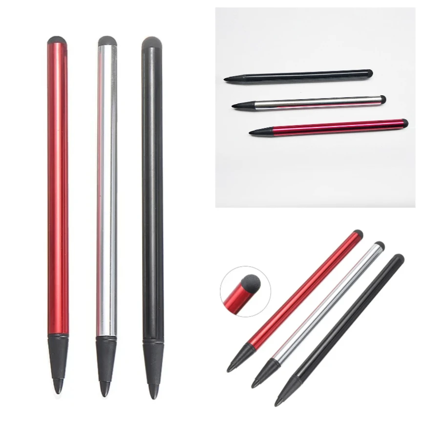 

2000pcs Universal Stylus Pencil Portable 2 in 1 Touch Screen Pen For iPhone iPad Samsung Tablet Laptop Mobile Phone