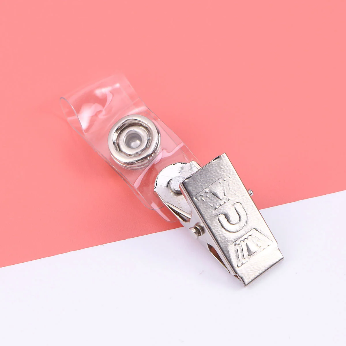 

100pcs Retractable Id Badge Reel Clip Holders Rotatable Belt For Office Staff Nurses Teachers Trade Shows Practical For Id Cards