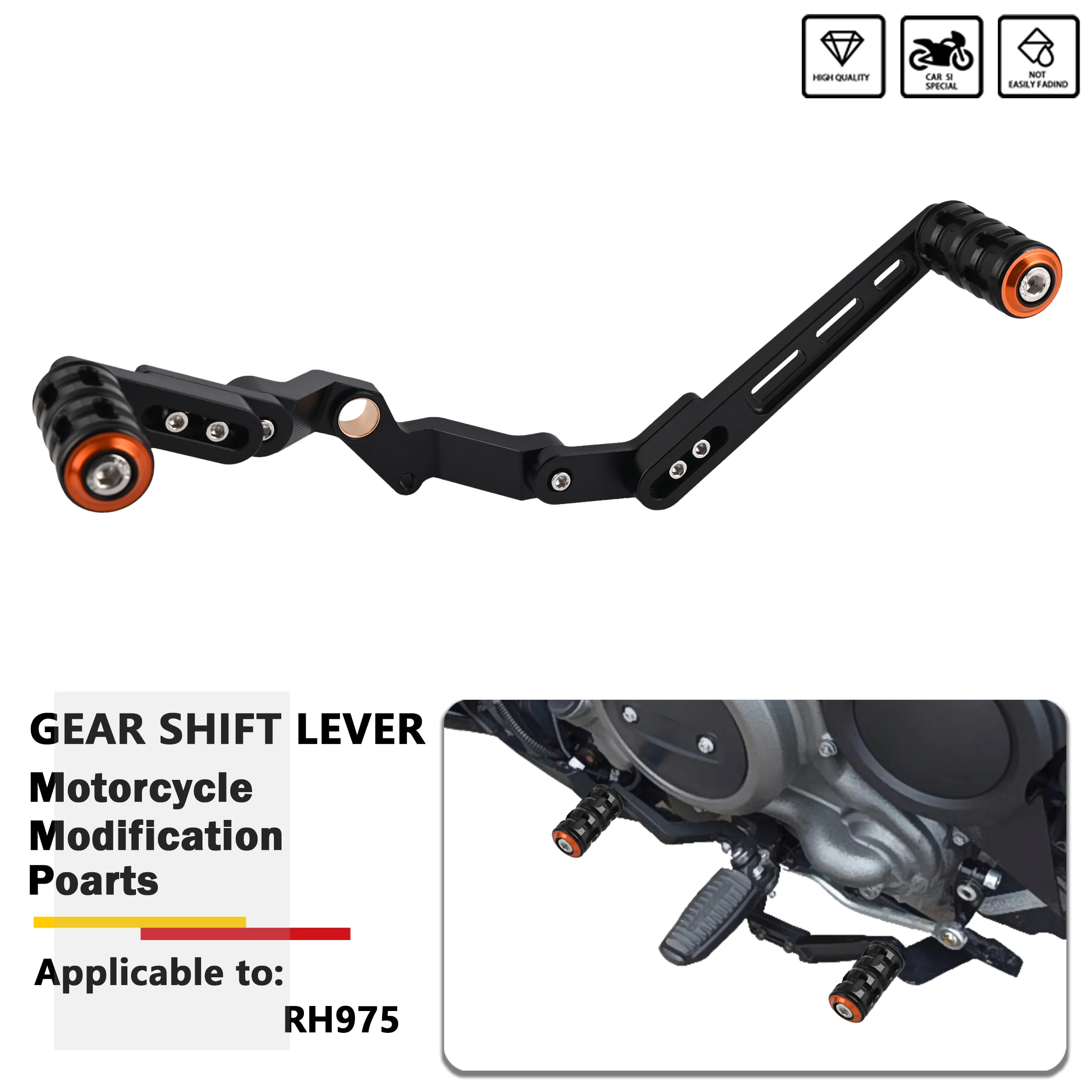 

Рычаг переключения передач для Harley Nightster 975 RH975 Special RH975S 2022-2025, нескользящая педаль переключения передач для мотоцикла, аксессуары для модификации