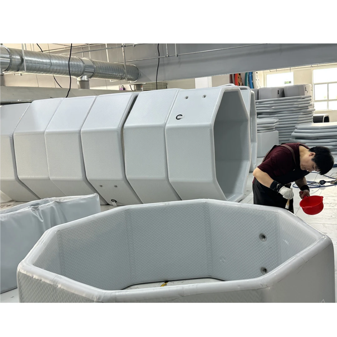 Octagonal Inflatable Bathtub - Portable Ice Bath Tub with Cooling System & Ice Bath Pool for Athletes Recovery