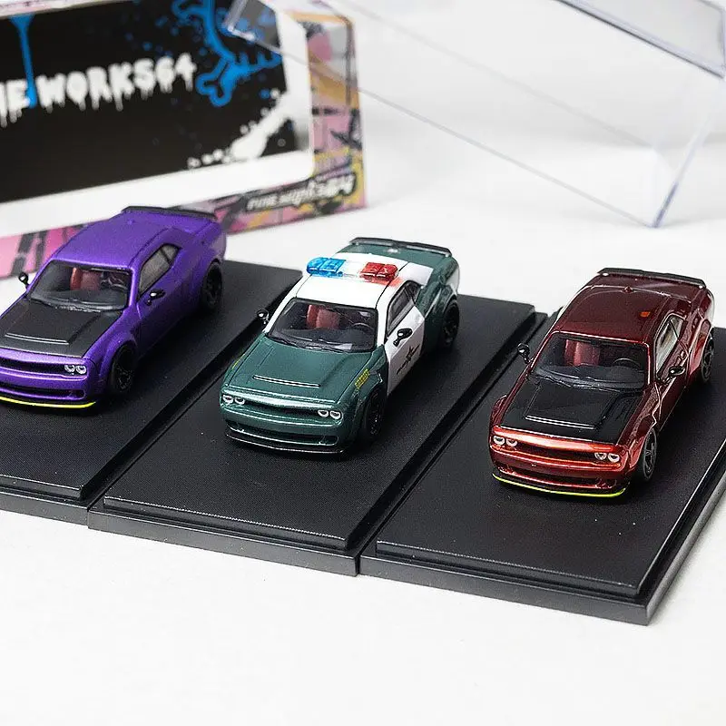 โมเดลรถโลหะผสม Dodge SRT Hellcat ขนาด 1:64 จาก Diecast Fine Works ของสะสม ของเล่น ของที่ระลึก ของตกแต่ง