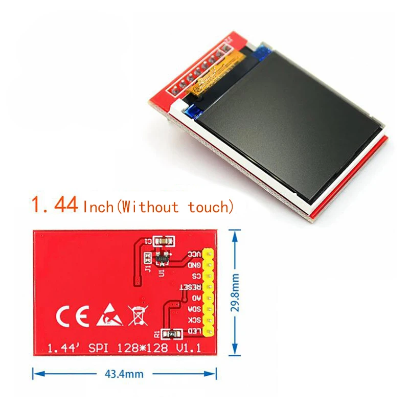 1~20Pcs 1.44/1.8/2.0/2.2/2.8 Inch Serial Port TFT SPI LCD Touch/Color Screen Module Only Requires 4 IO