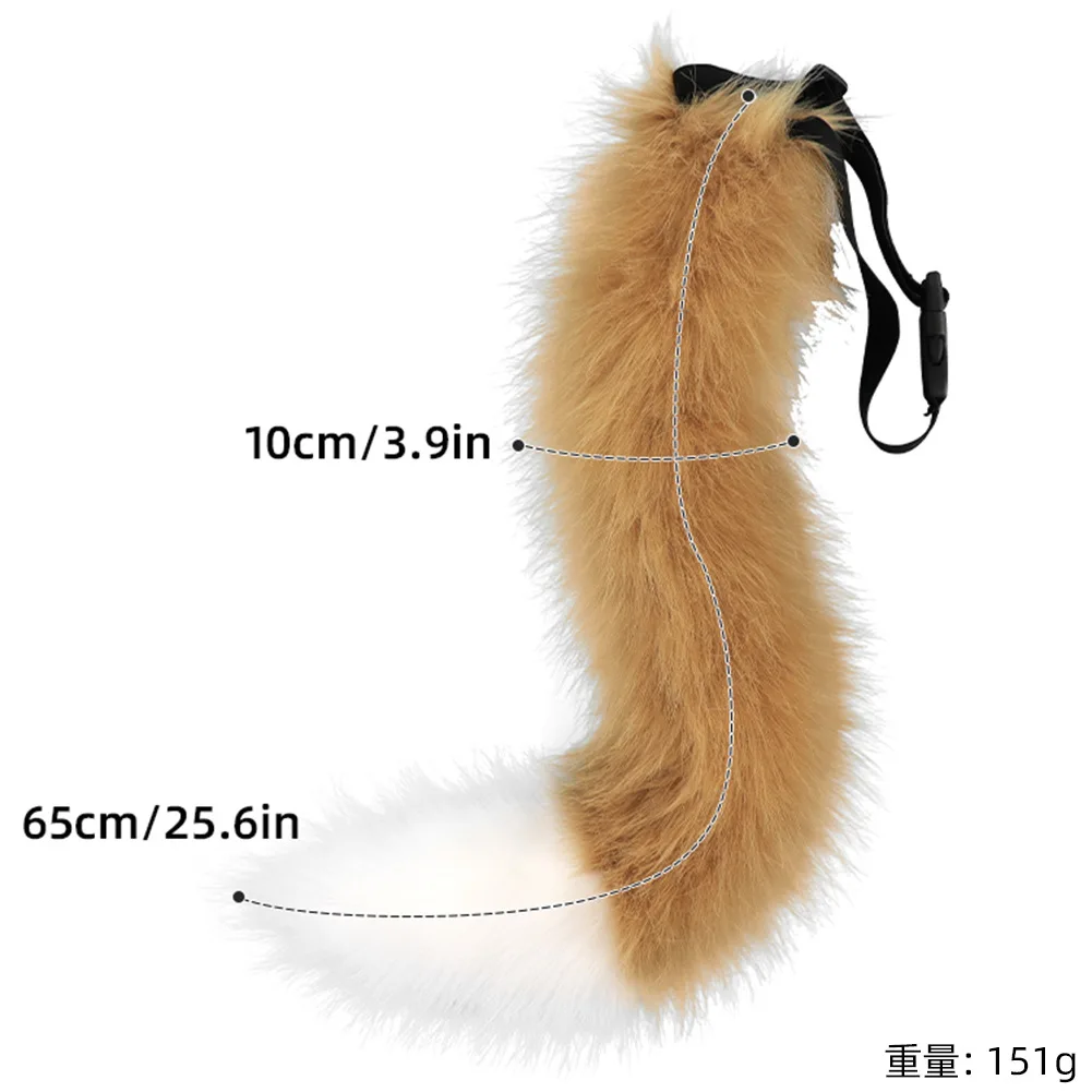 14 colori Hot Anime Animal Tail costumi Cosplay puntelli Kawaii Cat Fox peluche code gioco di ruolo accessori per feste di Halloween 65cm