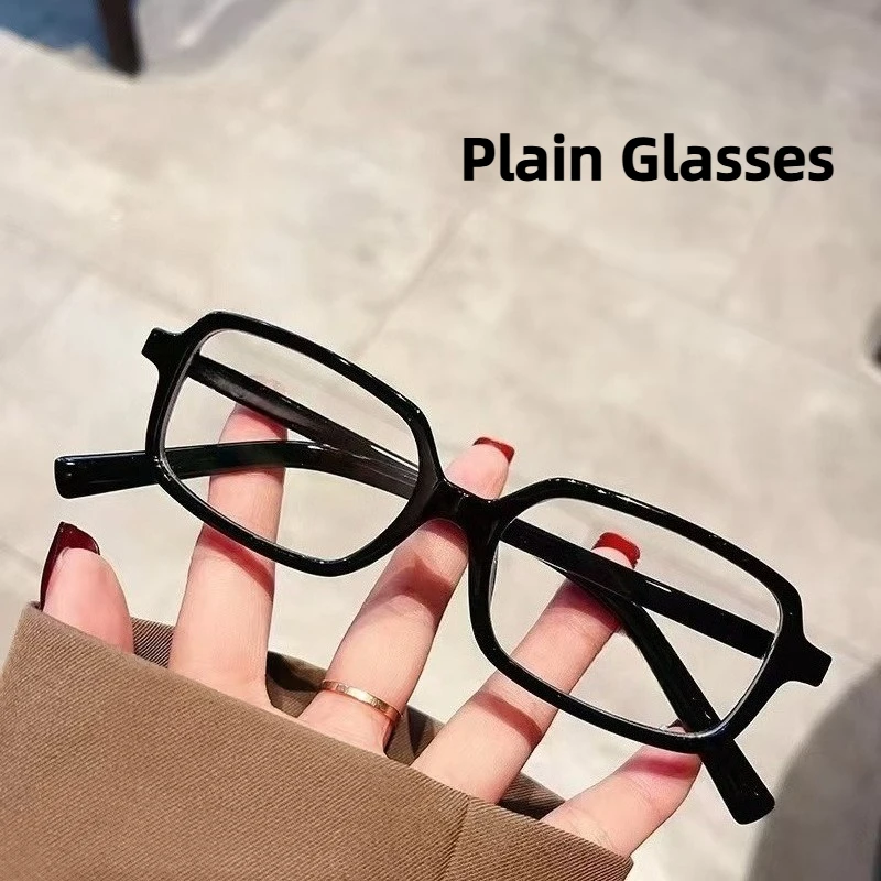 

Neutral Fashion New Square Frame Sunglasses Retro Outdoor Beach Sunglasses Simple Fashion Men's Anti-blue Light Glasses