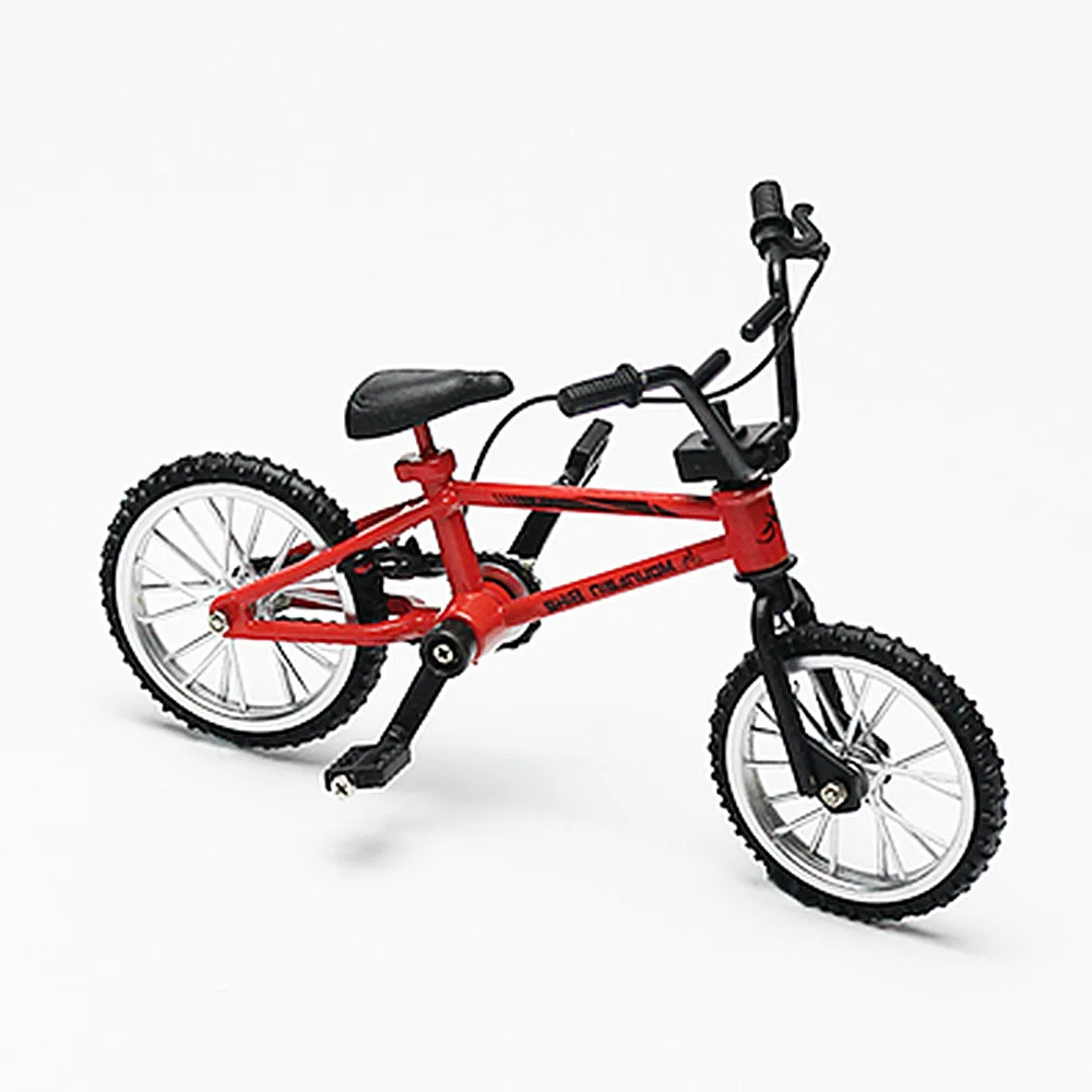 1pcs New Mini Finger Mountain Bikes Toys Retro Alloy Finger Bicycle Children Novelty Toys Model Mini Portable Bike For Kids Gift