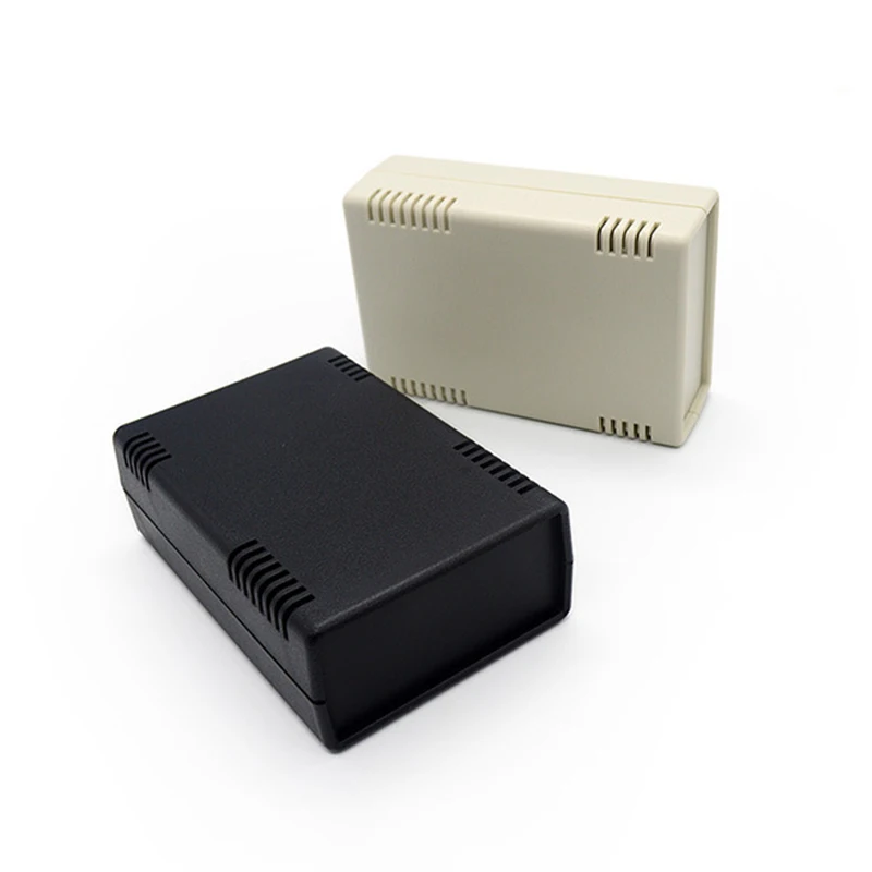 1PC ABS Plastic Project Box 135x90x45mm White Black Instrument Case Enclosure Boxes Wire Junction Box DIY Electronic Case