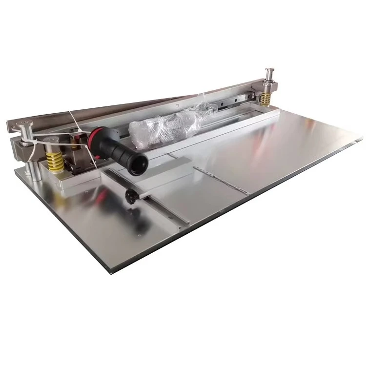 V Cut Grooving Machine Manual V KC-530M Cutting Machine Cardboard V Grooving Machine 25 Wood Provided Blade Manual Rotary Table