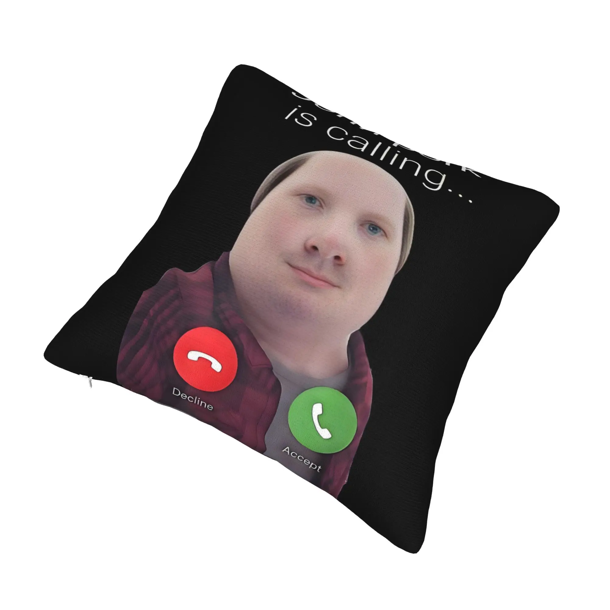 John Pork Internet Cushion Cover 40x40cm  Is Calling Velvet Nordic Pillow Cases Home Decoration