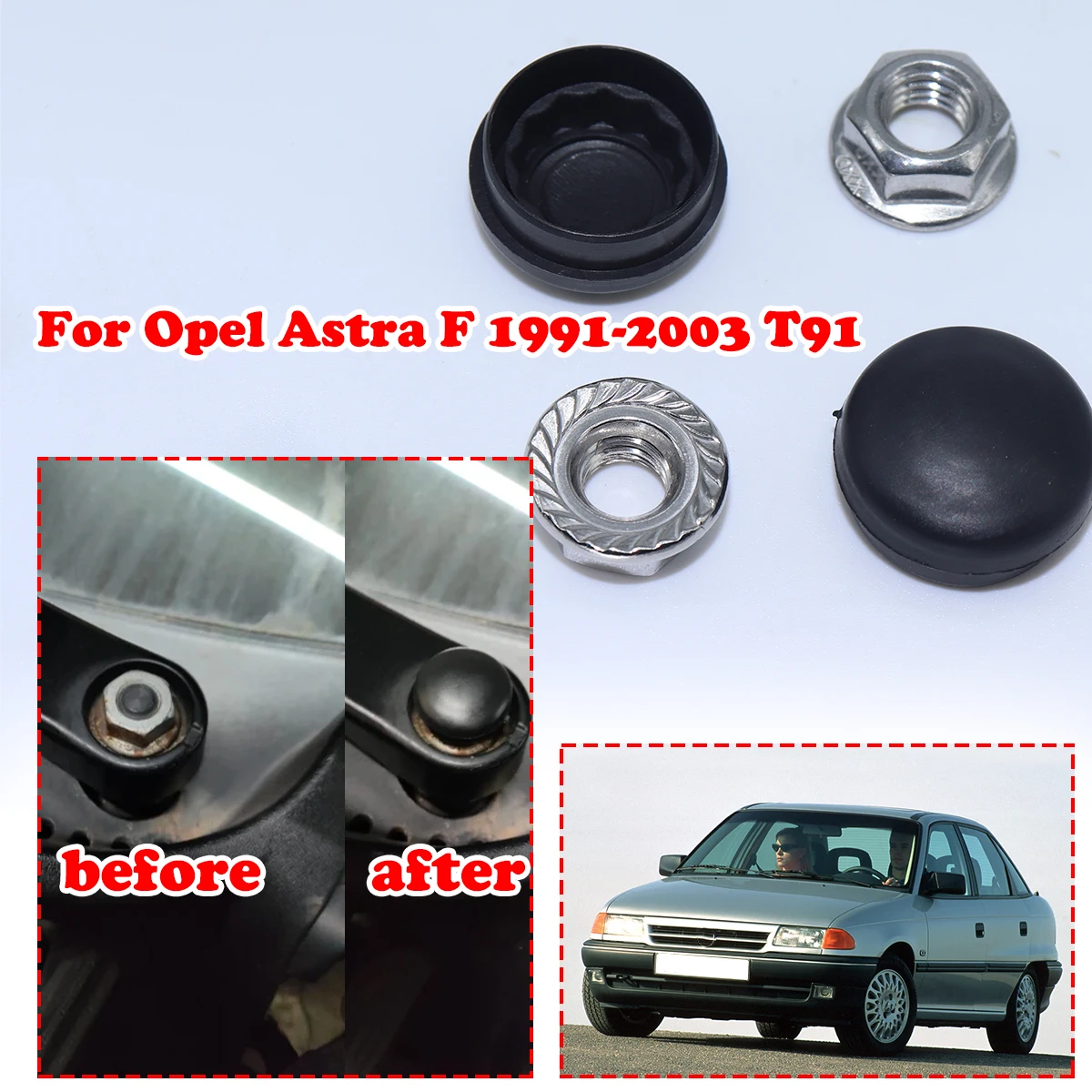 

Автомобильный передний рычаг стеклоочистителя, гайка, винт, болт, коромысло, крышка для Opel Astra F T91 Vauxhall Holden Chevrolet 1991, 1992-2003 гг.