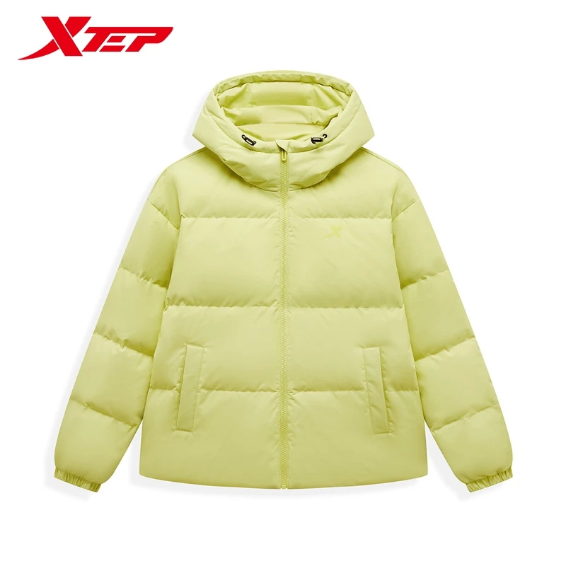 Xtep Down Jacket For Men And Women 2024 Winter Warm Soft Coat Trendy Retro Comfortable Tops 876427190119